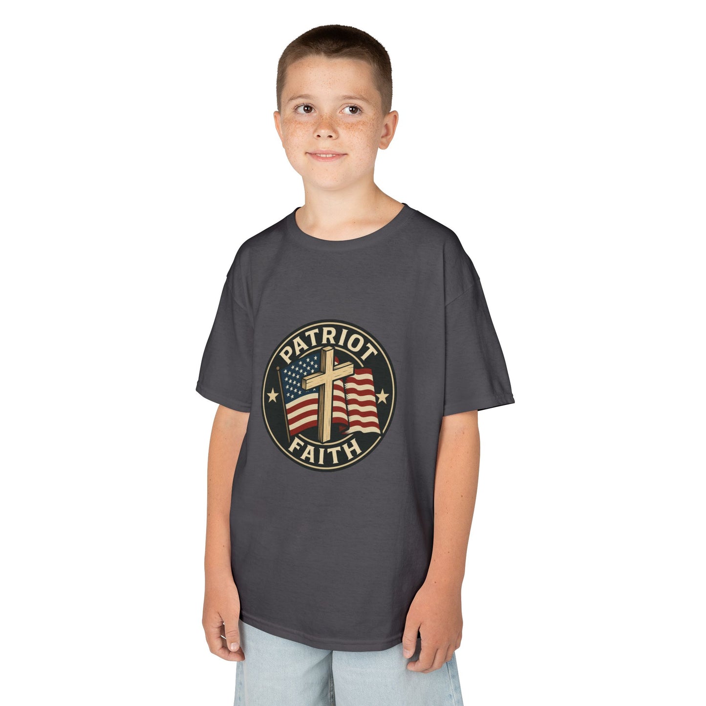 Patriotic Kids Tee - Faith & Freedom Everyday Wear