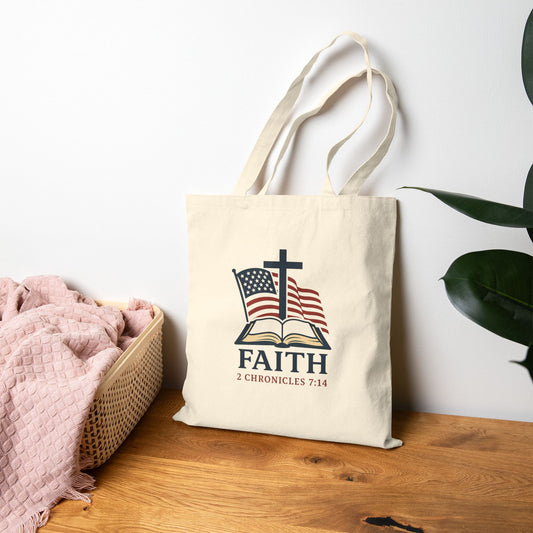 Faith Canvas Tote Bag