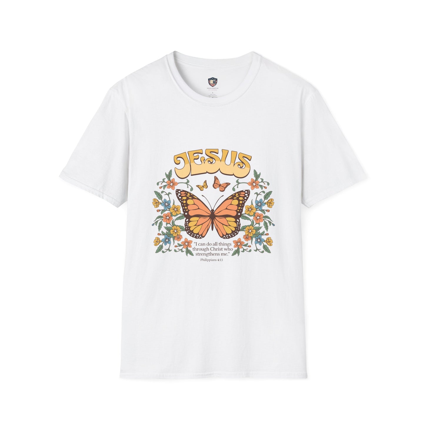 Jesus Butterfly Unisex Soft style T-Shirt