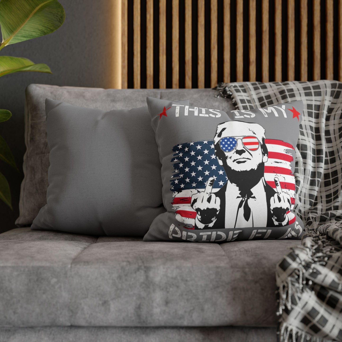Trump Pillowcase USA Flag Design