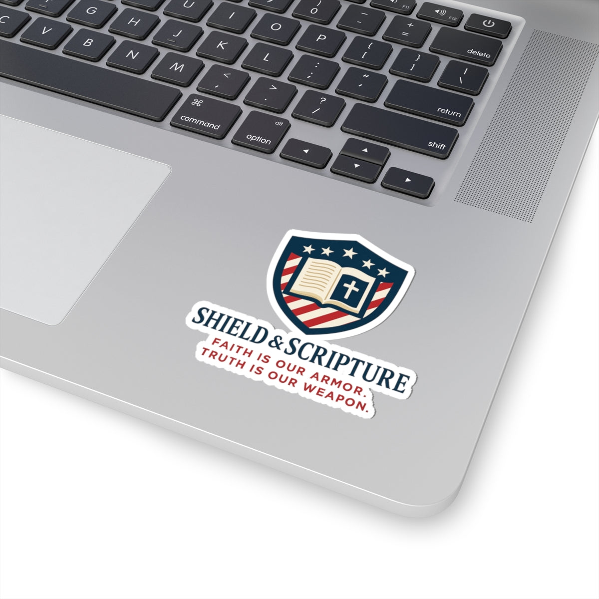Shield & Scripture Kiss-Cut Stickers