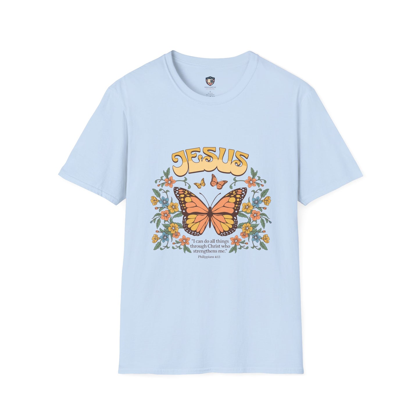 Jesus Butterfly Unisex Soft style T-Shirt