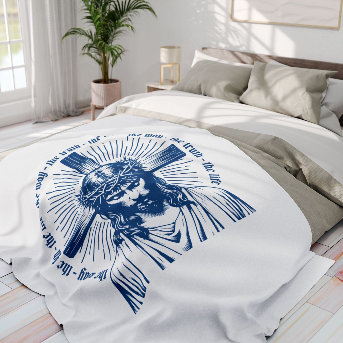 Jesus Inspirational Arctic Fleece Blanket